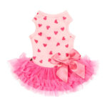 VESTIDO DE CORAZÓN CON TUTÚ PARA PERRO